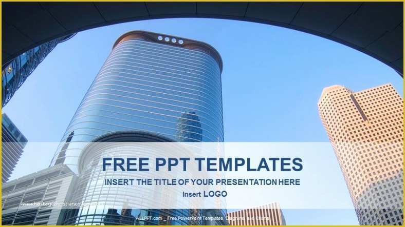 Free Powerpoint Template Design 2017 Of Modern Architecture Real Estate Powerpoint Templates