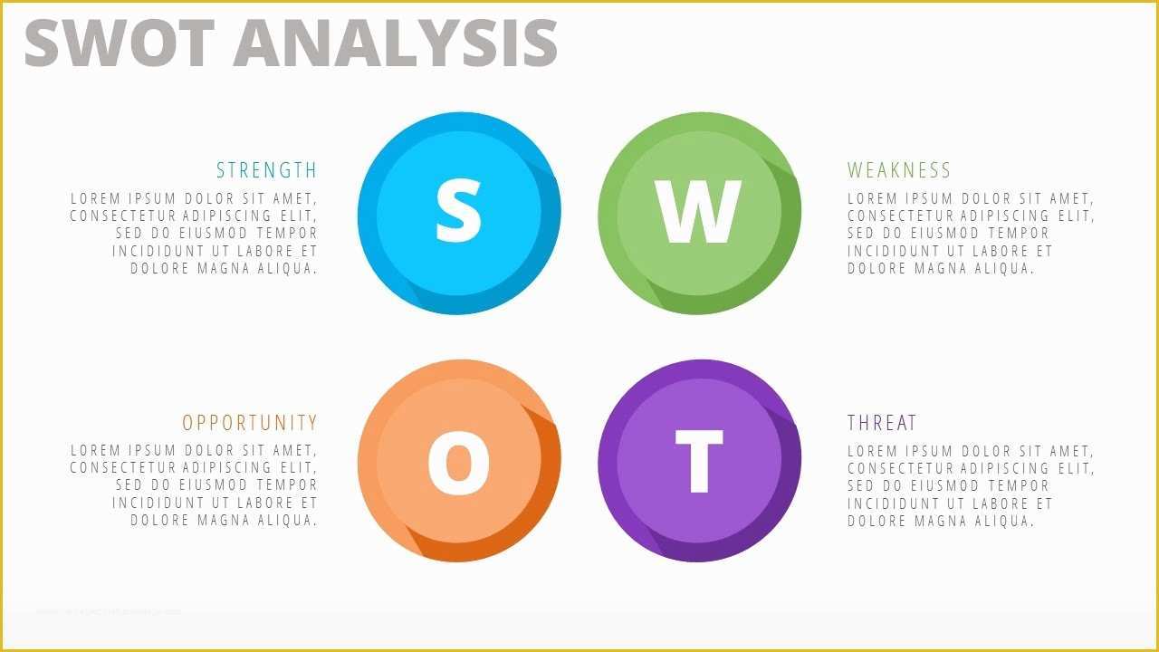 Free Powerpoint Template Design 2017 Of Swot Analysis Slide Design Template In Microsoft