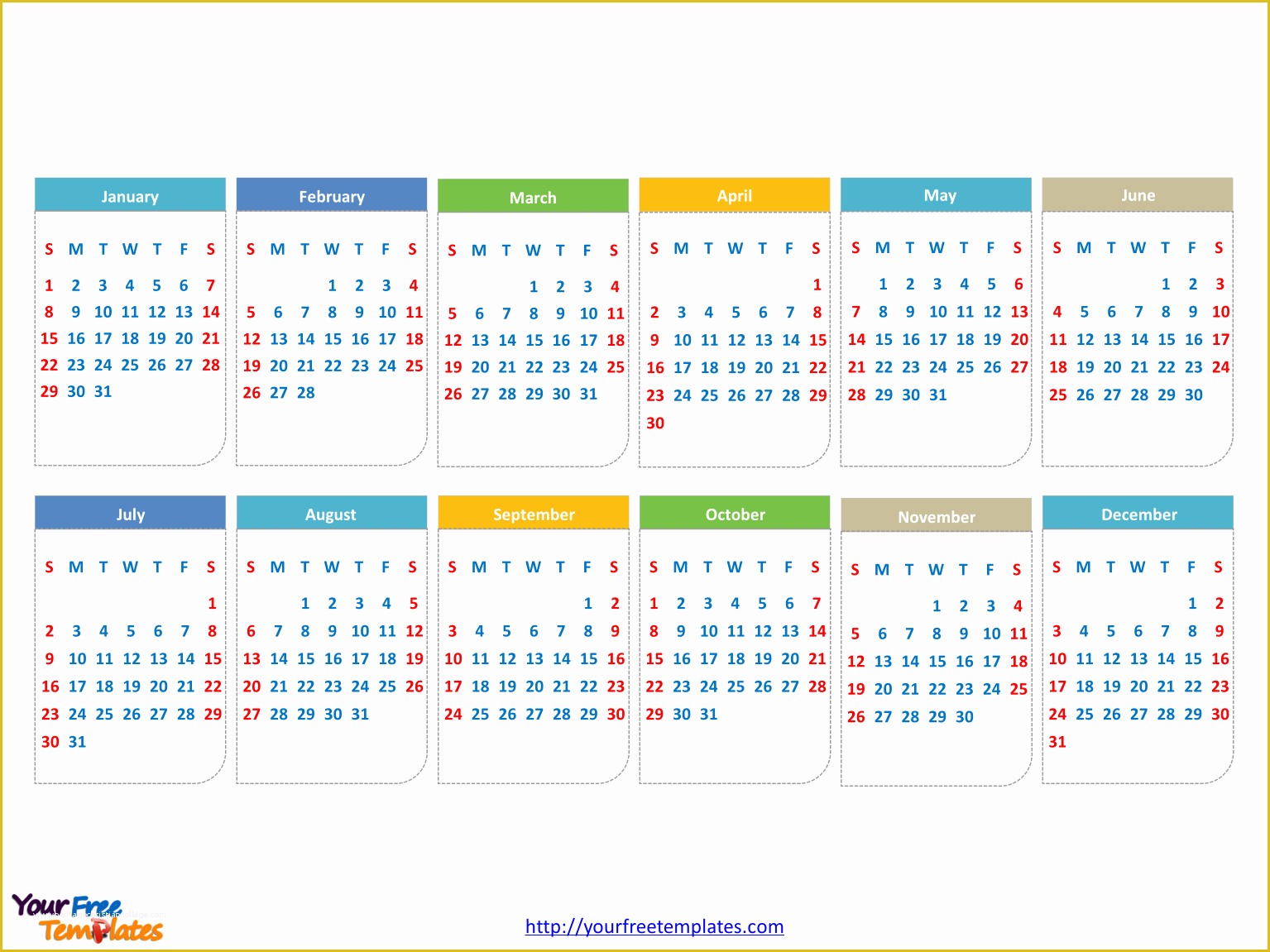 Free Powerpoint Templates 2017 Of Free 2017 Calendars Powerpoint Template Free Powerpoint