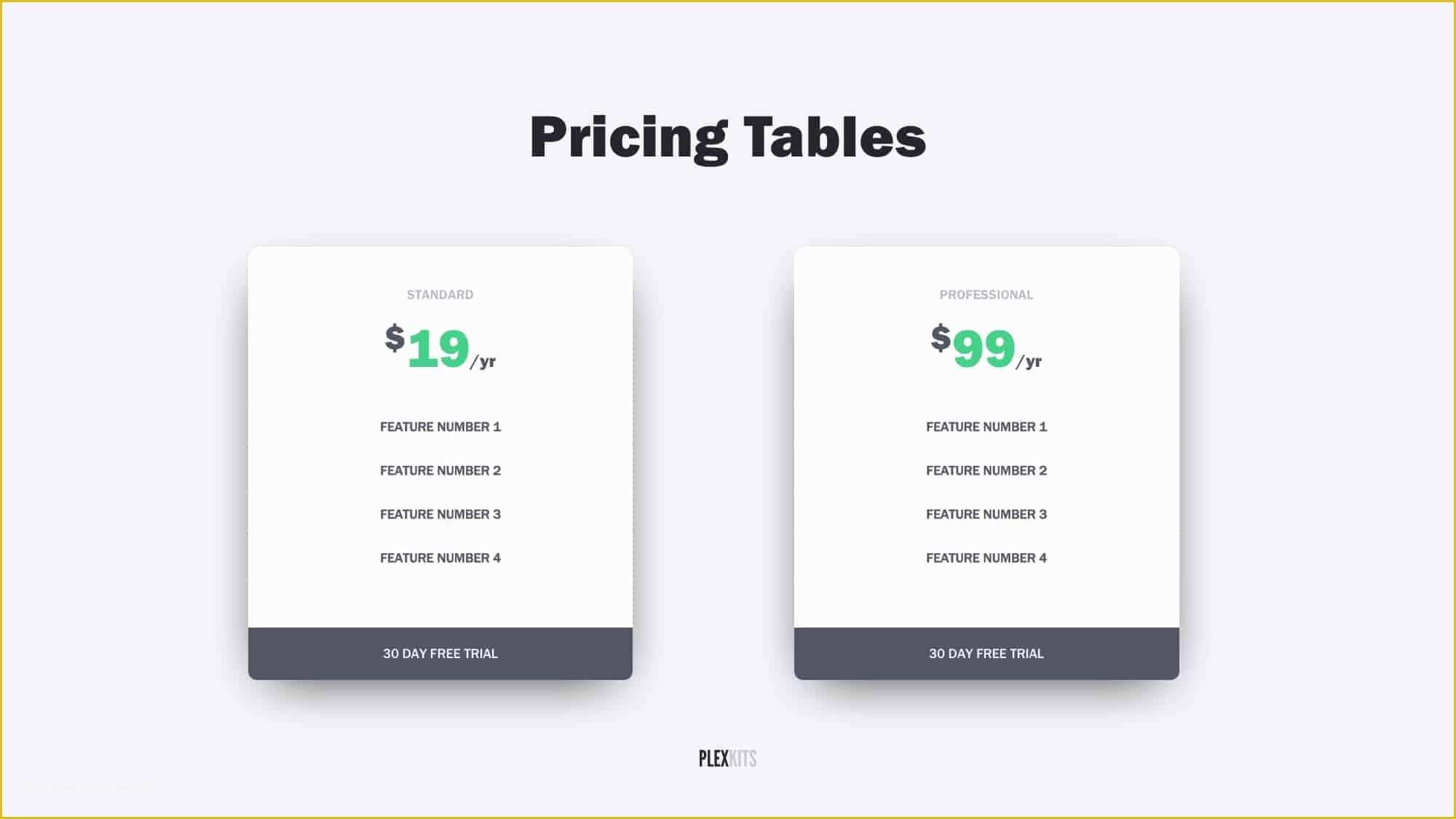 Free Powerpoint Templates 2017 Of Free Powerpoint Pricing Table Slide Templates 2017