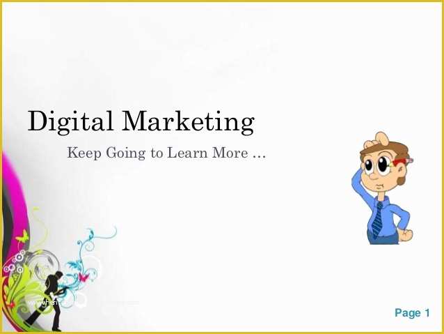 Free Powerpoint Templates Digital Marketing Of Digital Marketing Types