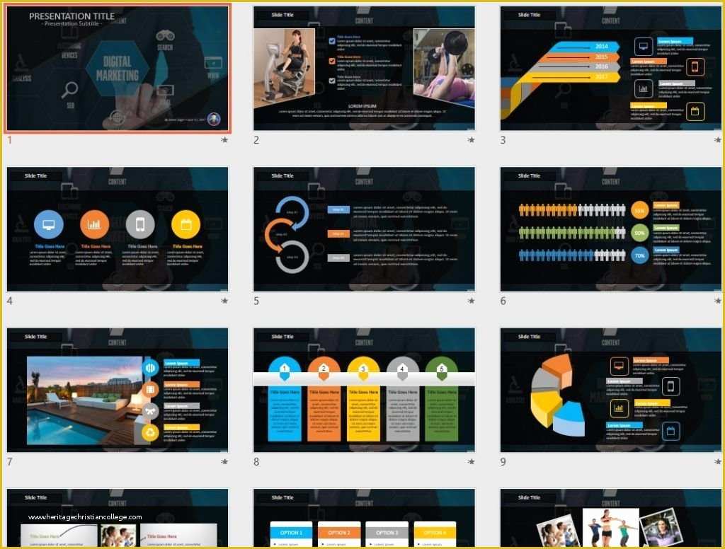 Free Powerpoint Templates Digital Marketing Of Free Digital Marketing Powerpoint