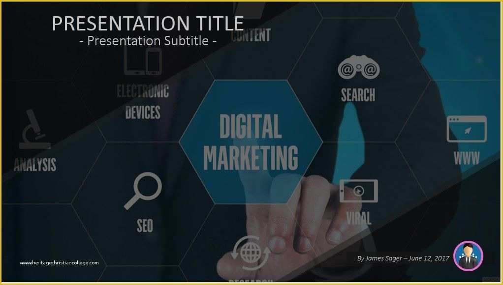 Free Powerpoint Templates Digital Marketing Of Free Digital Marketing Powerpoint