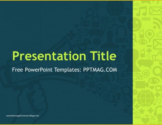 Free Powerpoint Templates Digital Marketing Of Free Digital Marketing Powerpoint Template Pptmag