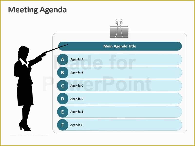 Free Powerpoint Templates for Conference Presentations Of Meeting Agenda Business Ppt Slides