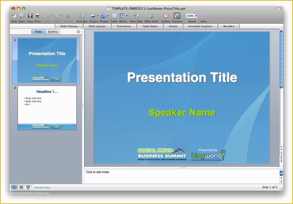 Free Powerpoint Templates for Conference Presentations Of Speaker Slide Templates Blogworld & New Media Expo 2011