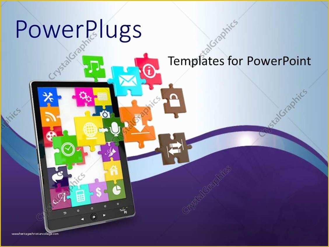 Free Powerpoint Templates for Ipad Of Powerpoint Template An Ipad with A Number Of Apps