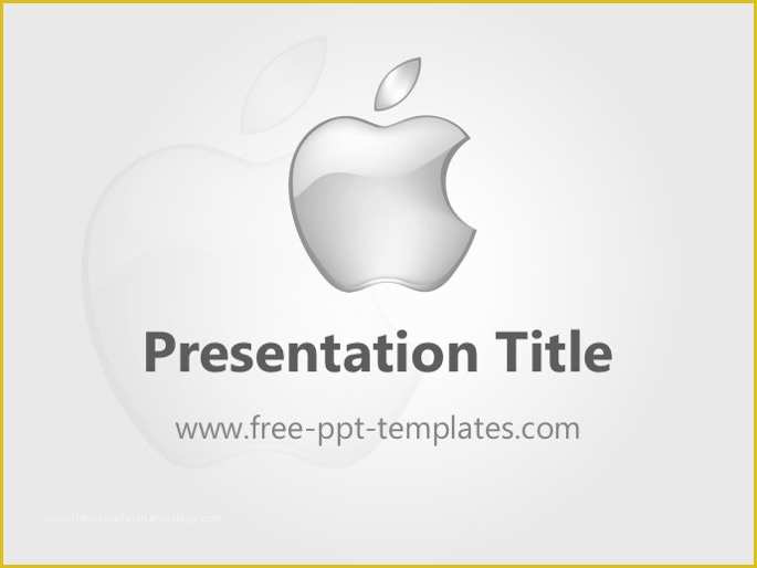 Free Powerpoint Templates for Mac Of Apple Ppt Template
