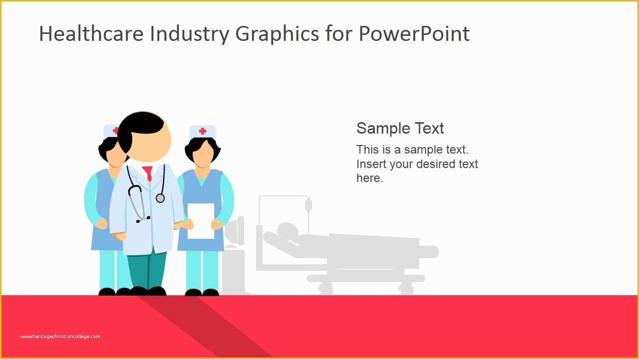 Free Powerpoint Templates Medical theme Of Healthcare Industry Graphics for Powerpoint Slidemodel