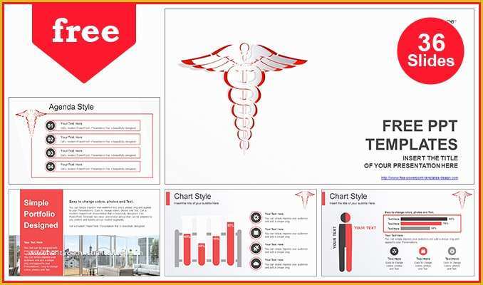 Free Powerpoint Templates Medical theme Of White Medical Symbol Powerpoint Template