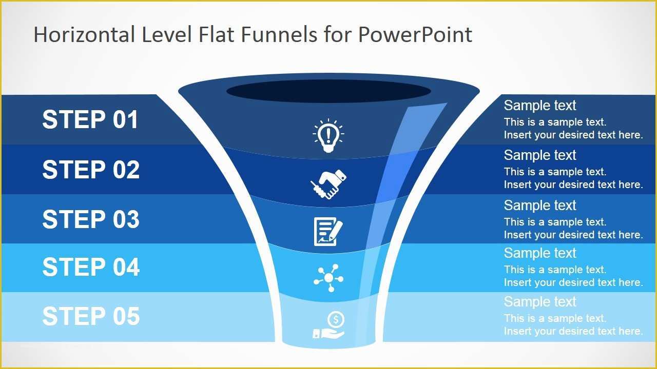 Free Powerpoint Templates Of Free Flat Funnel Powerpoint Template Slidemodel