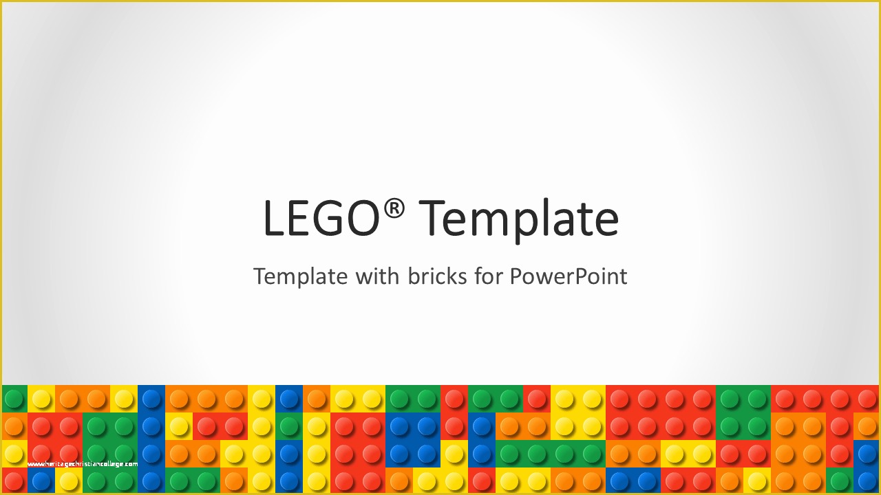 Free Powerpoint Templates Of Lego Powerpoint Template