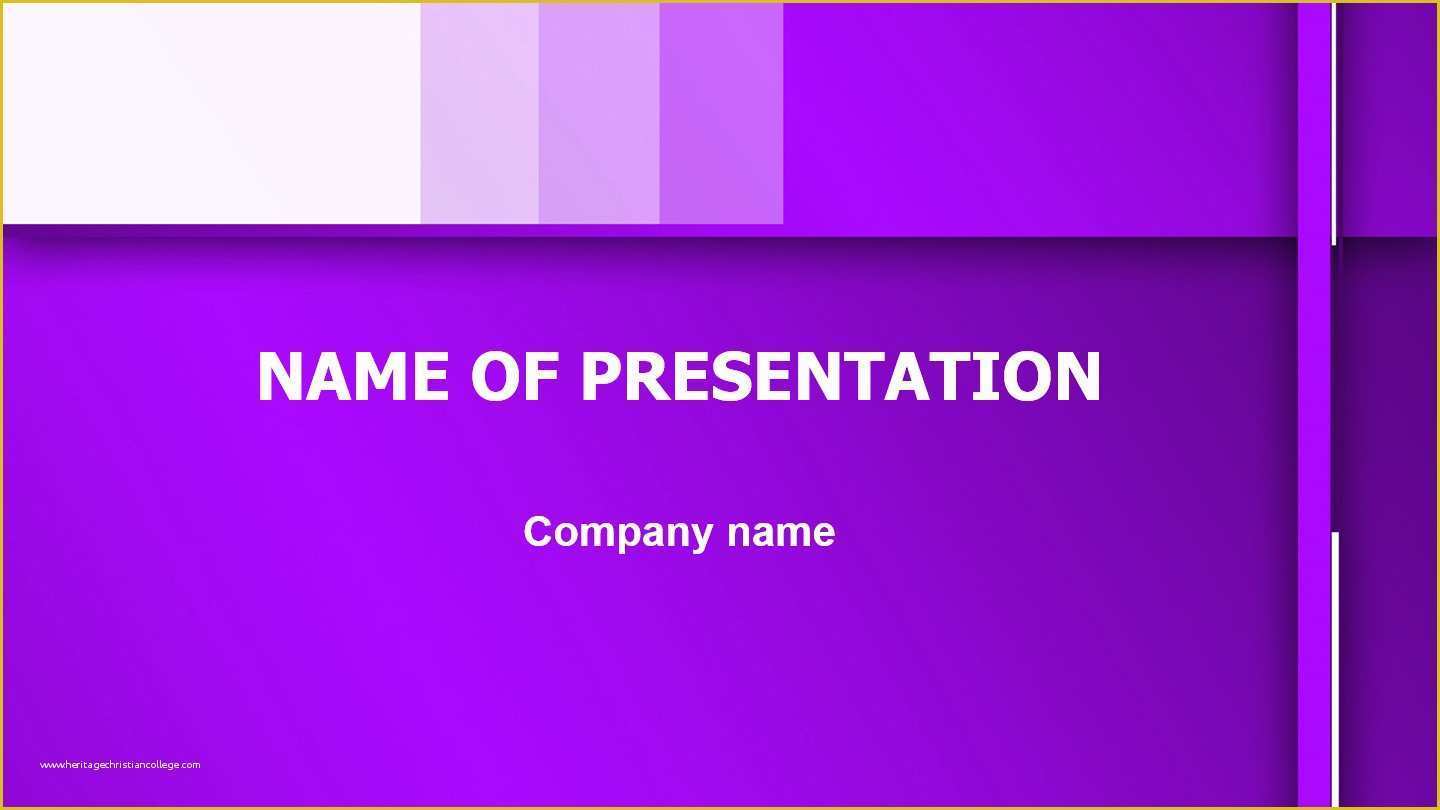 Free Ppt Powerpoint Templates Of Download Free Purple Powerpoint Template for Presentation