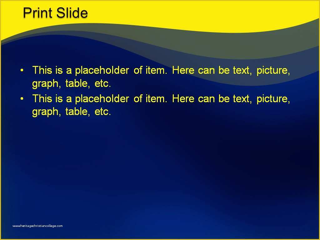 Free Ppt Powerpoint Templates Of Download Free Yellow Wave Powerpoint Template for Your