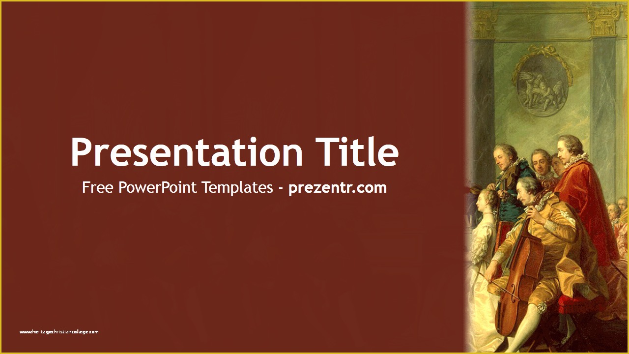 Free Ppt Powerpoint Templates Of Free Baroque Powerpoint Template Prezentr Powerpoint