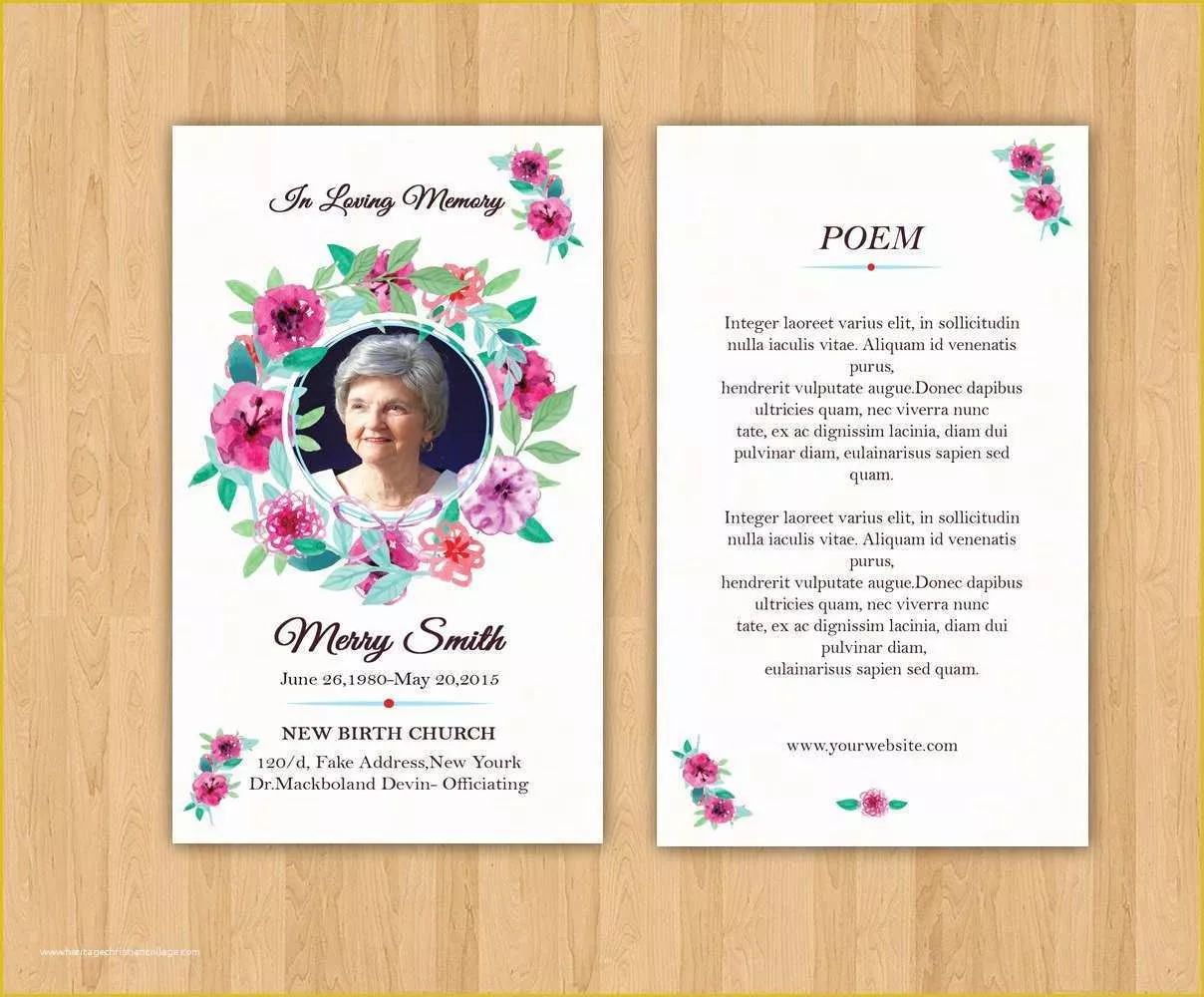 Free Prayer Card Template for Word Of Funeral Prayer Card Template Editable Ms Word & Shop