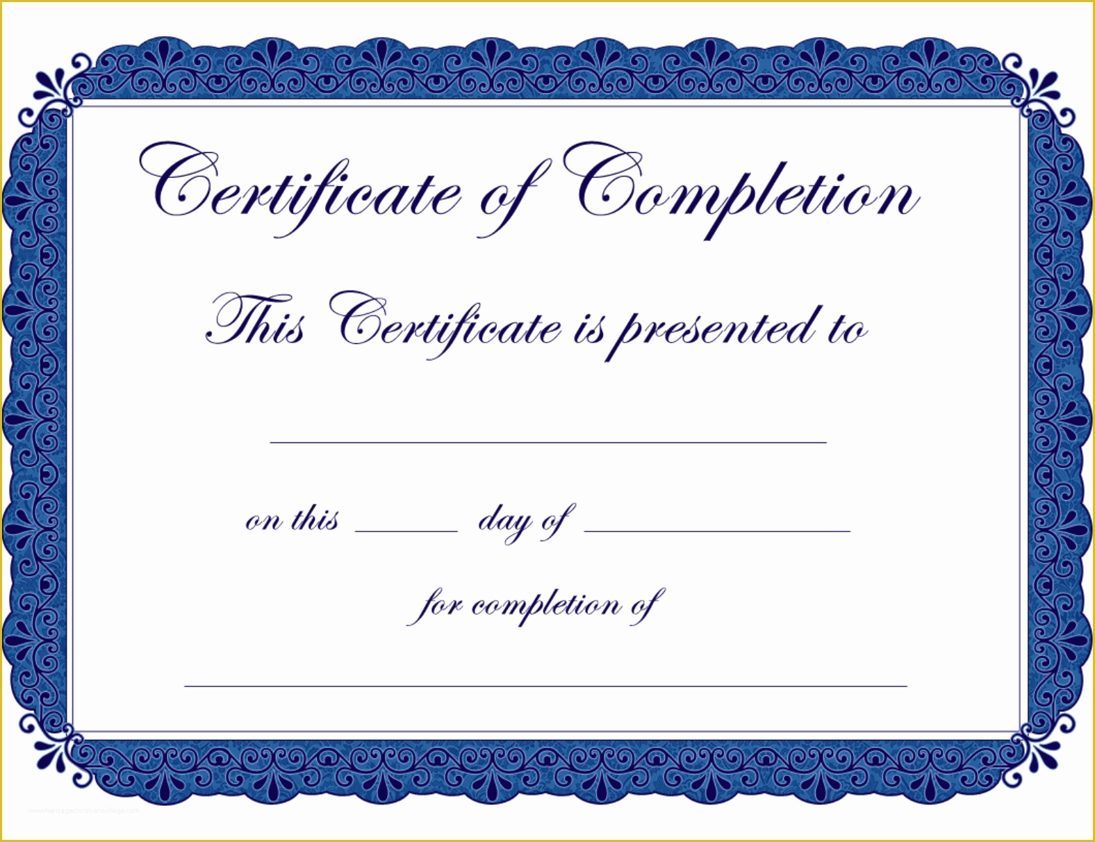 35 Free Premarital Counseling Certificate Of Completion Template