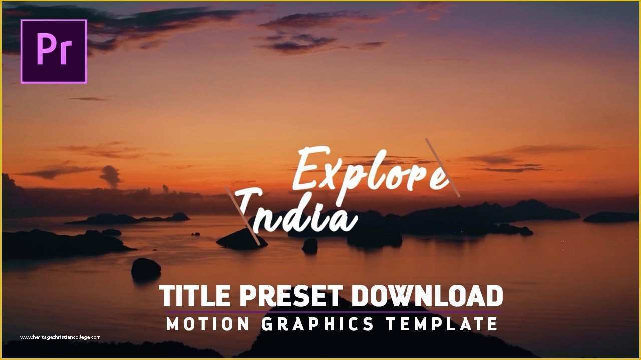 Free Premiere Pro Templates Of Free Titles Intros Preset for Premiere Pro Cc