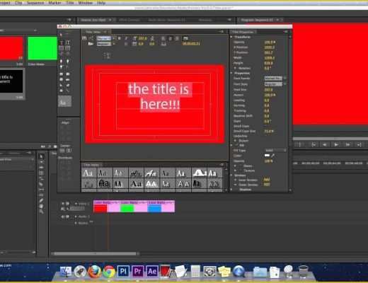 Free Premiere Pro Templates Of How to Create Quick Titles &amp; Title Templates Premiere
