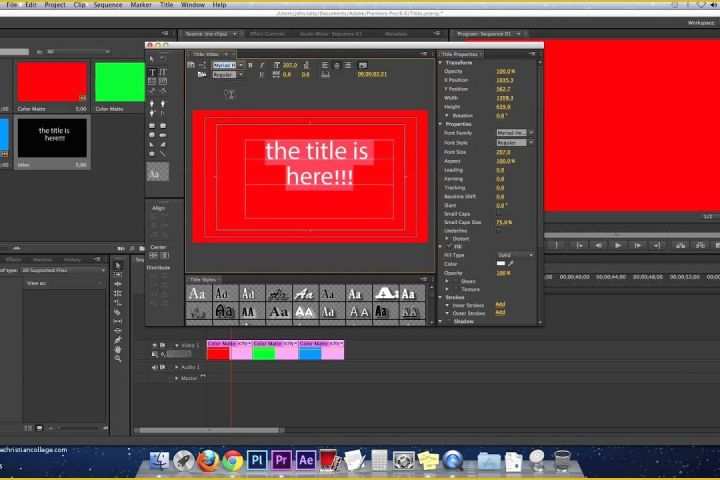 Free Premiere Pro Templates Of How to Create Quick Titles &amp; Title Templates Premiere