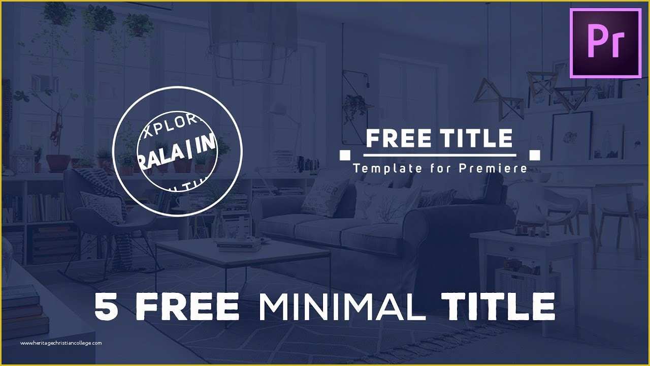 Free Premiere Pro Templates Of Premiere Pro Title Templates