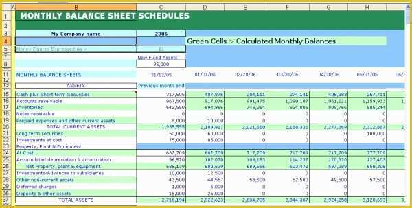 Free Prepaid Expense Schedule Excel Template Of Balance Sheet Template Excel Spreadsheet Templates for