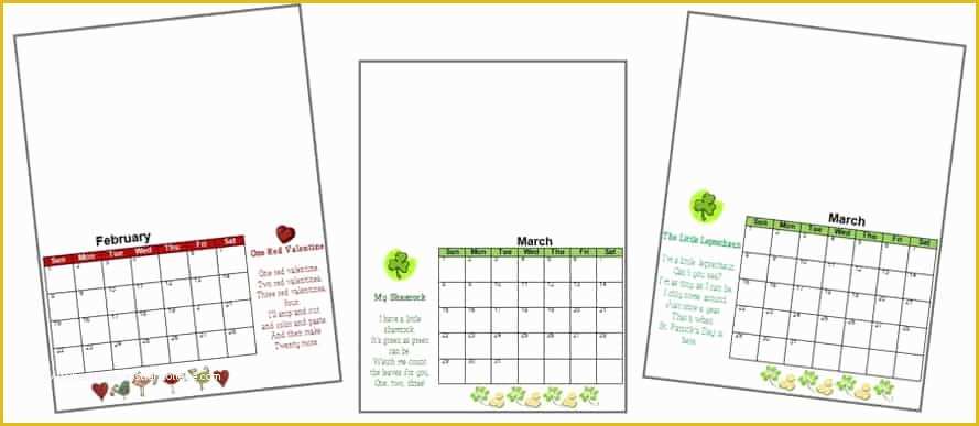 Free Preschool Calendar Templates 2018 Of 2017 Handprint Calendar Template Printable