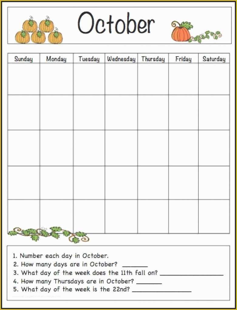 Free Preschool Calendar Templates 2018 Of Preschool Calendar Printables