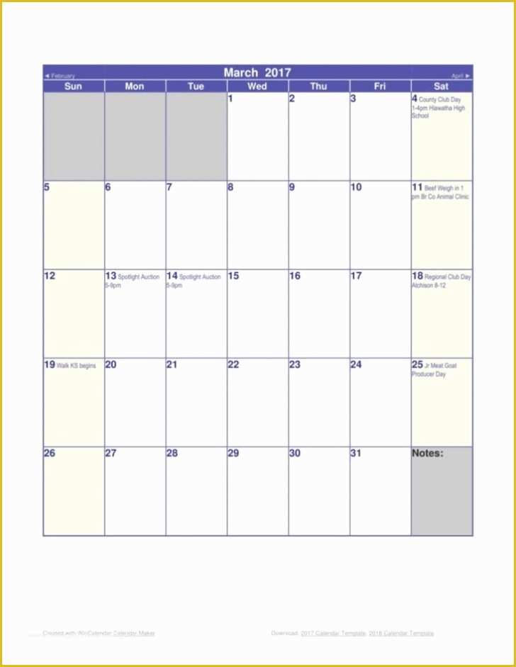 Free Preschool Calendar Templates 2018 Of Preschool Calendar Template