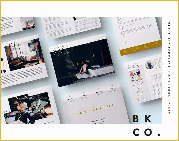 Free Press Kit Template Download Of 20 Media Kit Templates to Pitch Your Blog to Brands and