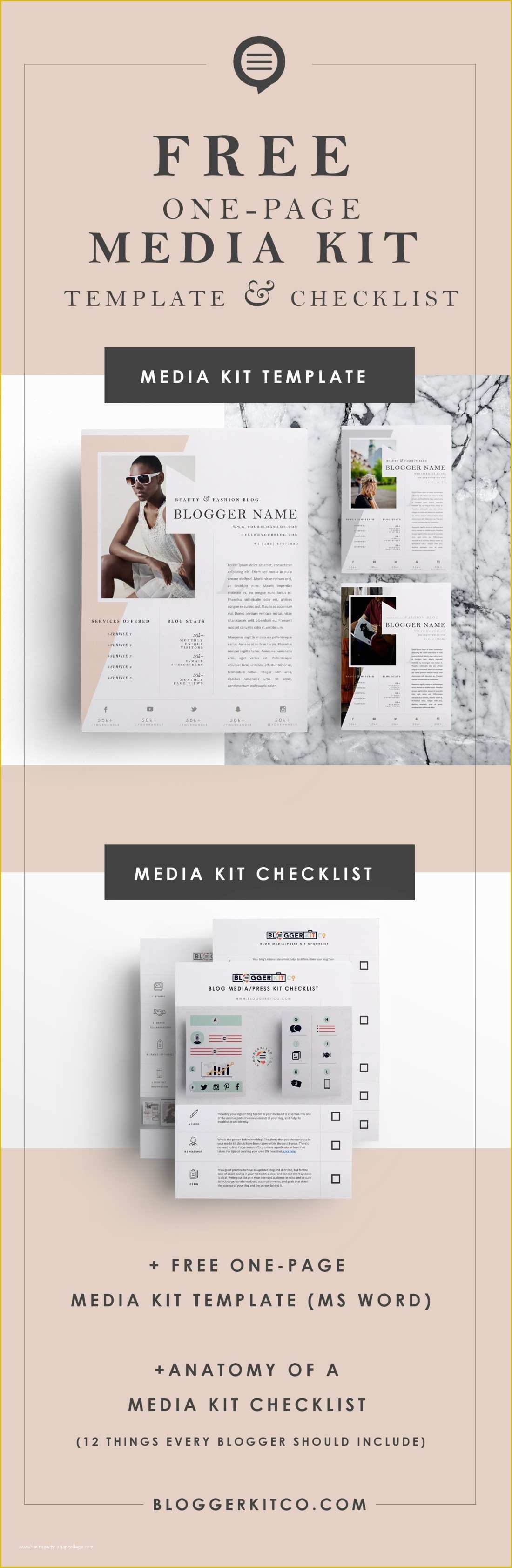 Free Press Kit Template Download Of Anatomy Of A Media Kit What Every Blogger Should Include