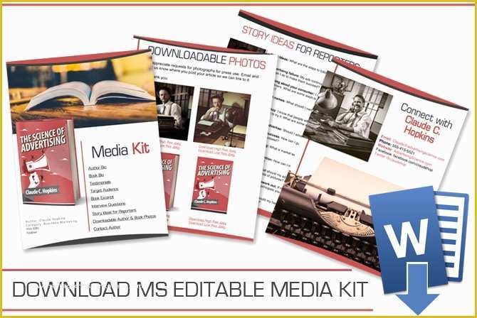 Free Press Kit Template Download Of Author Media Kit Customizable Template