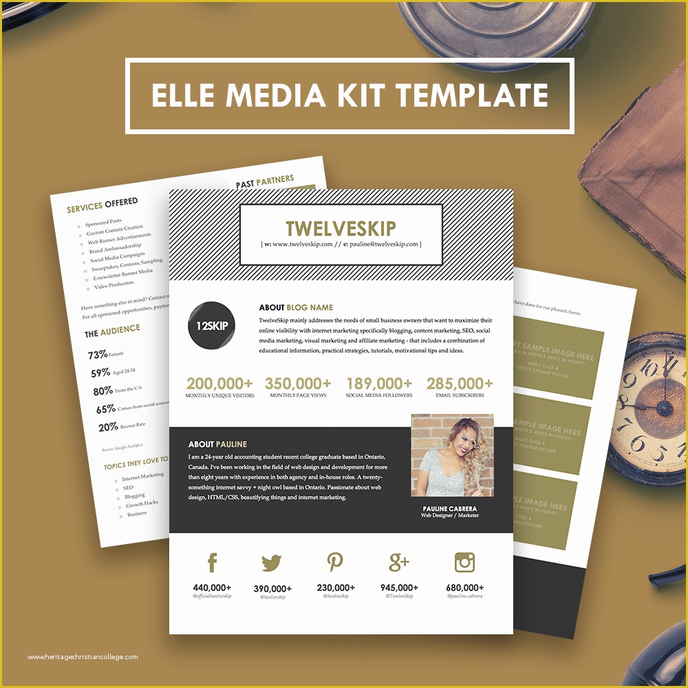 Free Press Kit Template Download Of Elle Media Kit Template Hip Media Kit Templates