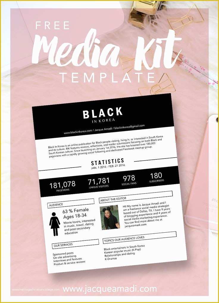 Free Press Kit Template Of 74 Best Images About Blogging Media Kit On Pinterest