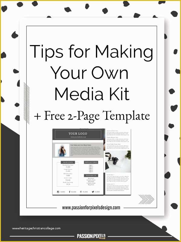 Free Press Kit Template Of Passion for Design Tips for Making Your Own Media