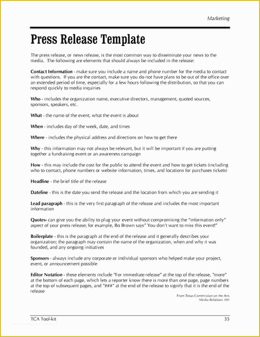 Free Press Release format Template Of 47 Free Press Release format Templates Examples & Samples