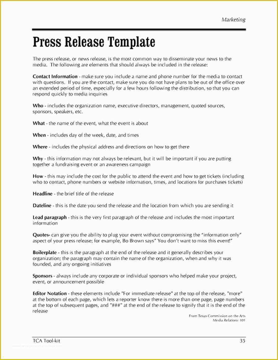 Free Press Release Template Of 47 Free Press Release format Templates Examples & Samples