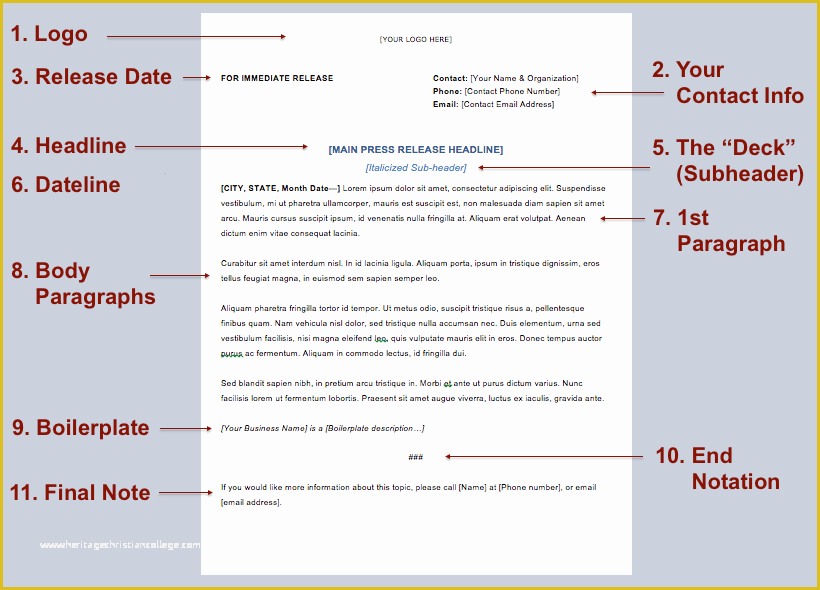 Free Press Release Template Of How to Write A Press Release In 8 Steps Free Template