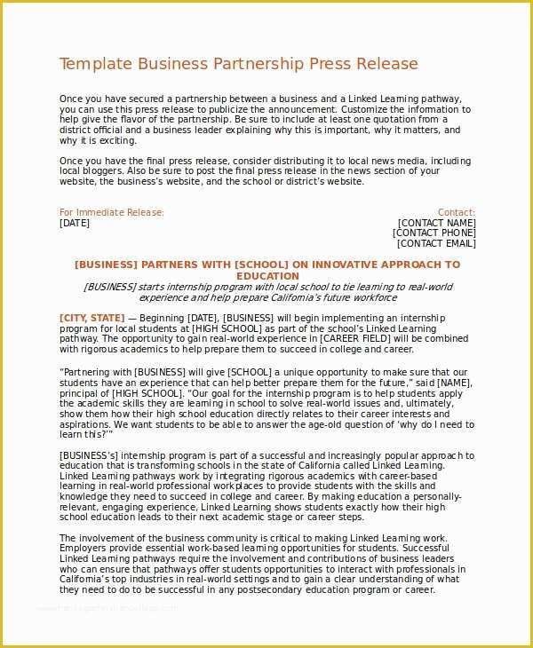 Free Press Release Template Of Press Release Template 20 Free Word Pdf Document