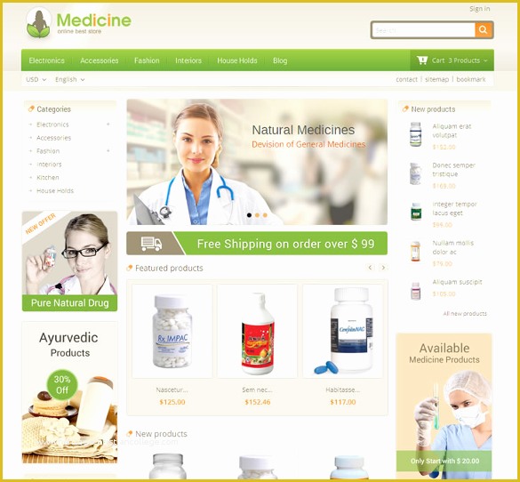 Free Prestashop Email Templates Of 16 Medical Prestashop themes & Templates