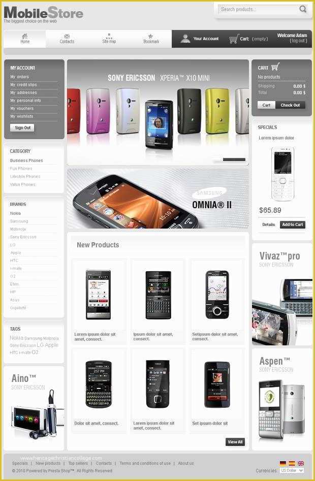 Free Prestashop Email Templates Of Free Prestashop theme the Powerful tool for Line Shop