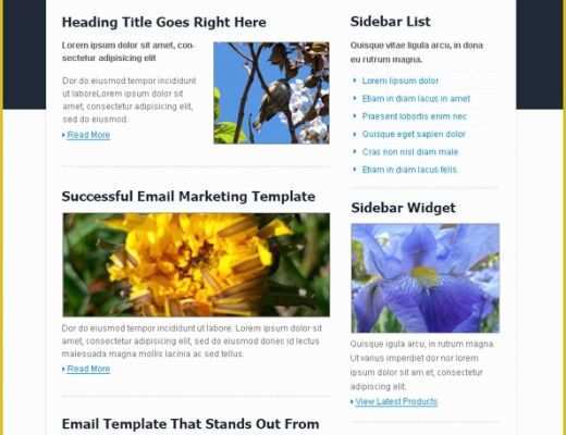 Free Prestashop Email Templates Of Modern HTML Email Template Free Mail Templates