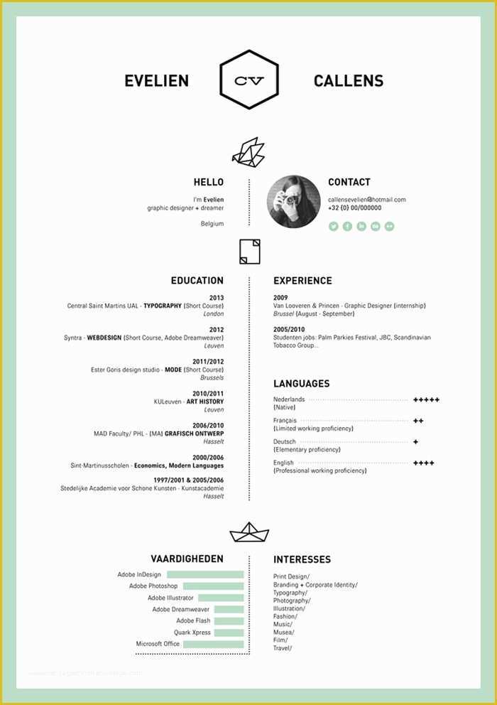 Free Pretty Resume Templates Of 27 Magnificent Cv Designs that Will Outshine All the