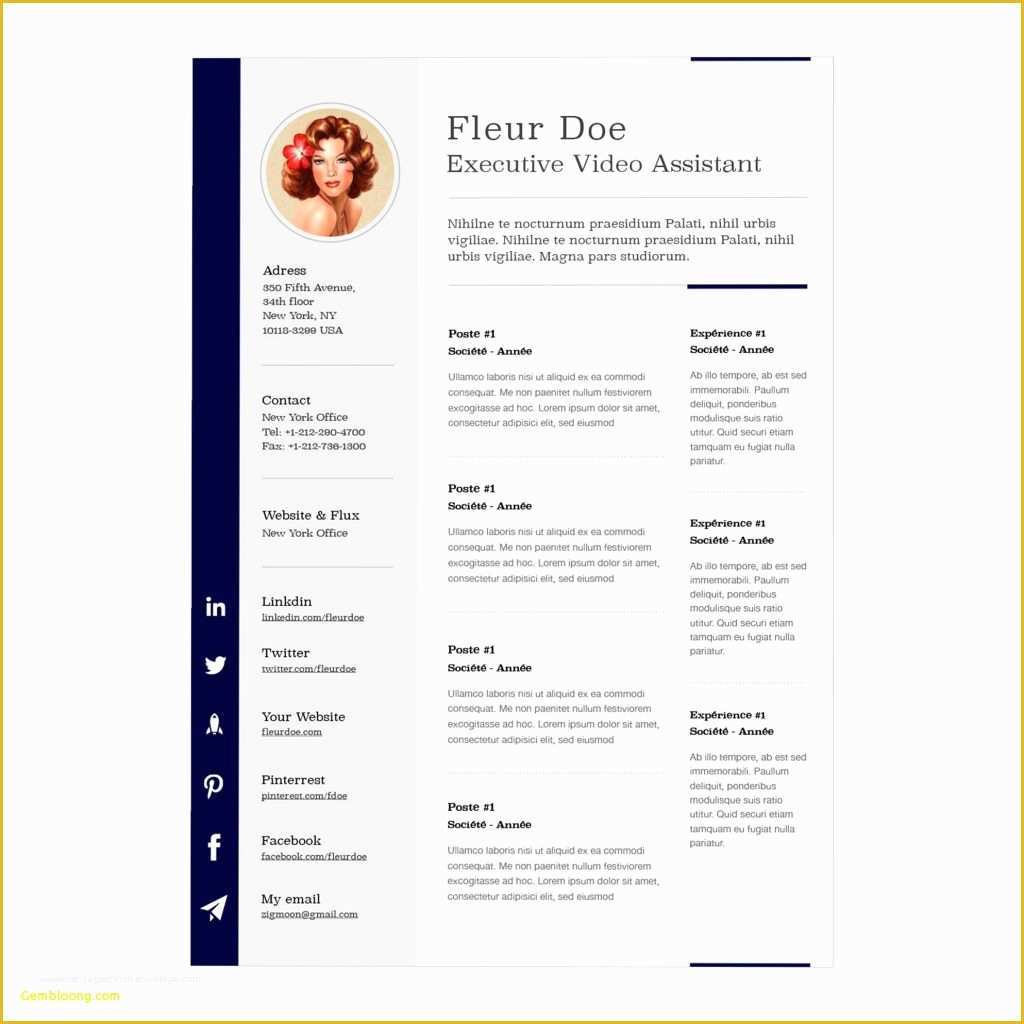 Free Pretty Resume Templates Of Resume and Template Fabulous Pretty Resume Templates