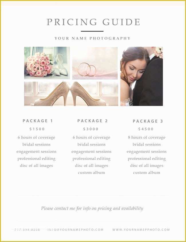 Free Pricing Template for Photographers Of Free Grapher Pricing Guide Template
