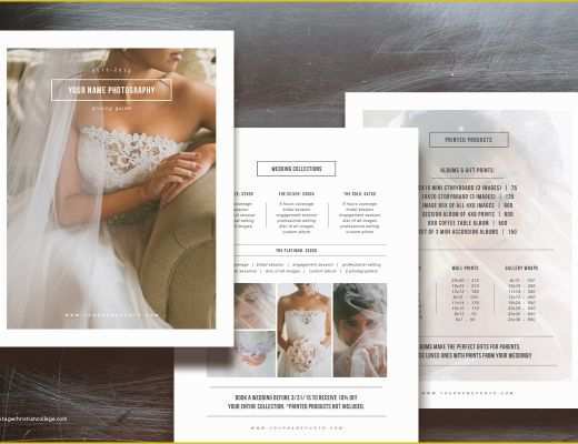 Free Pricing Template for Photographers Of Grapher Pricing Guide Set Wedding Magazine Price List