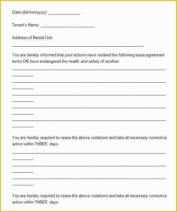 free printable 30 day eviction notice template of 22 sample eviction