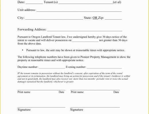 Free Printable 30 Day Eviction Notice Template Of Best Printable 30 Day Eviction Notice