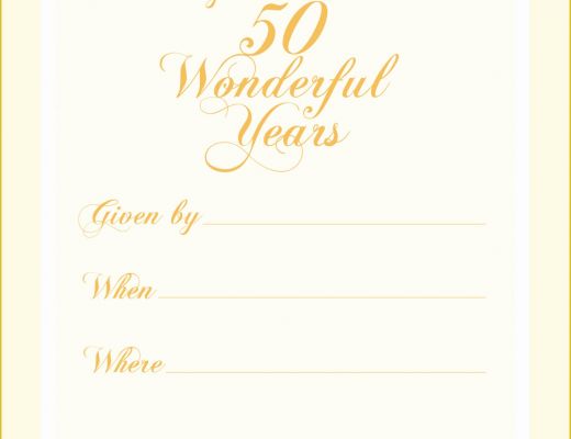 Free Printable 50th Wedding Anniversary Invitation Templates Of Anniversary Invitation Templates Free Printable