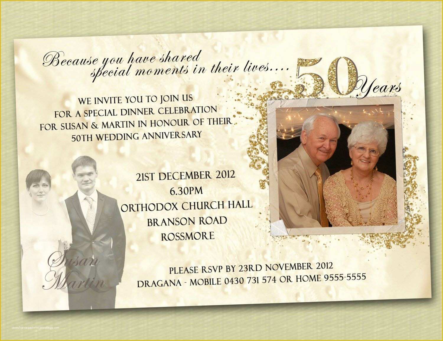 Free Printable 50th Wedding Anniversary Invitation Templates Of Anniversary Invitations Ideas 25th Anniversary